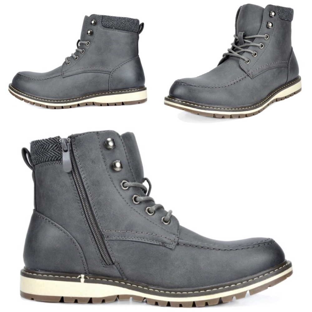 NEW Men’s Apache Motorcycle Combat Ankle Boots